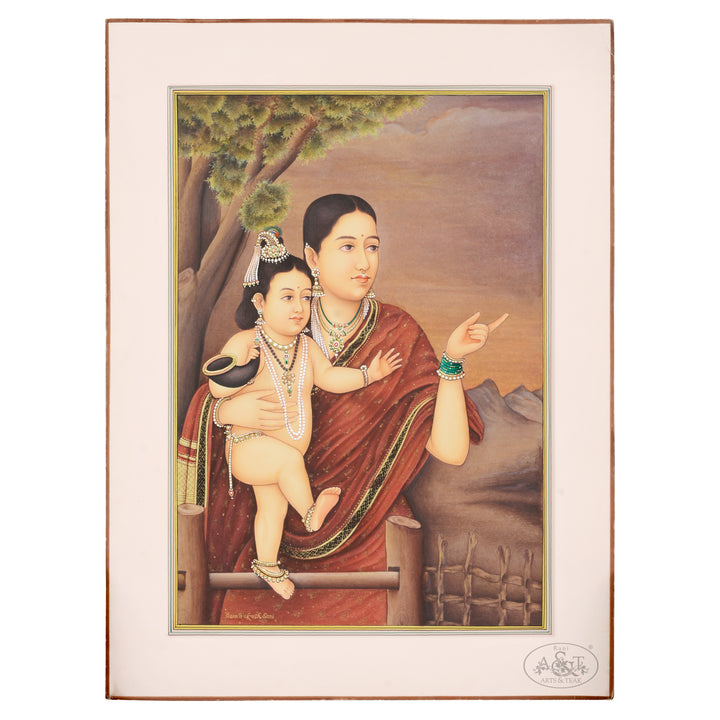 Painting on Paper – Yashodha  Krishna