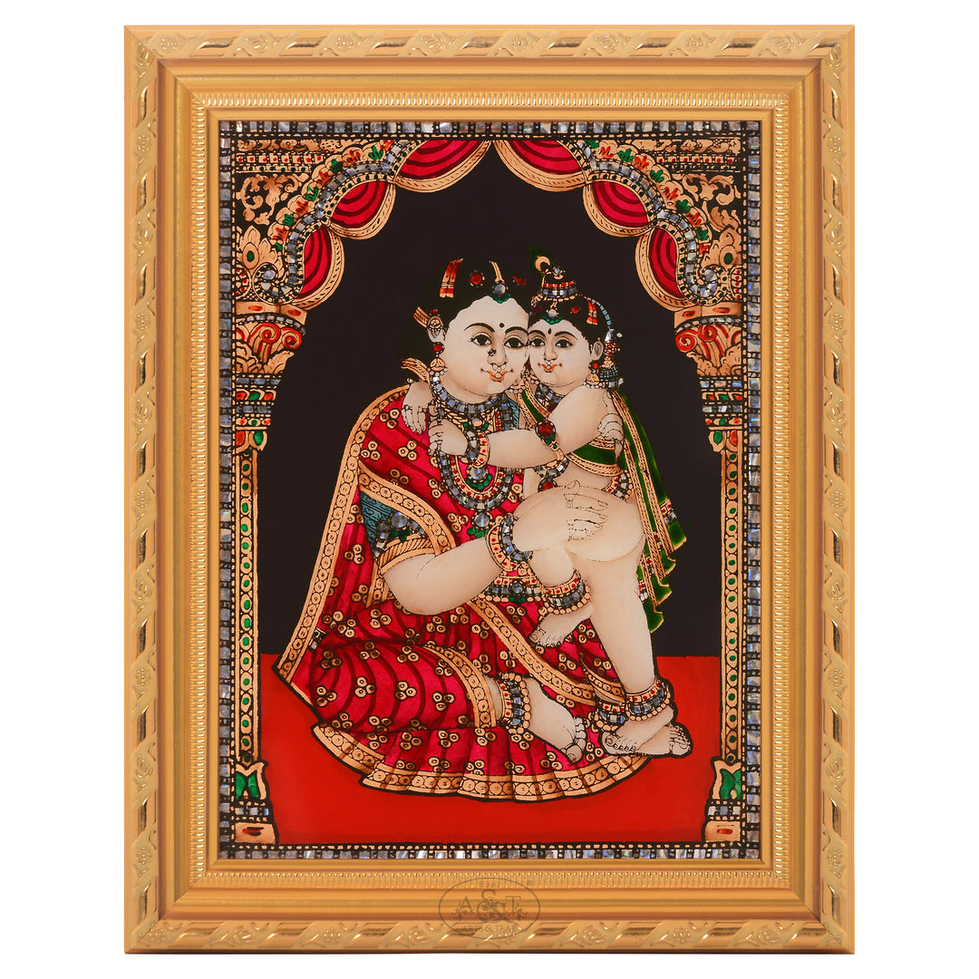 Glass Painting – Yashodha Nandhan