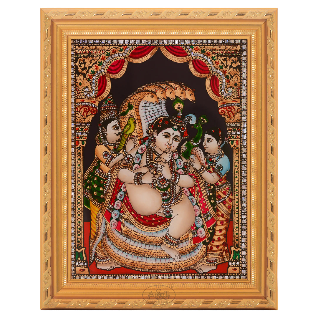 Glass Painting – Kalinga Krishna