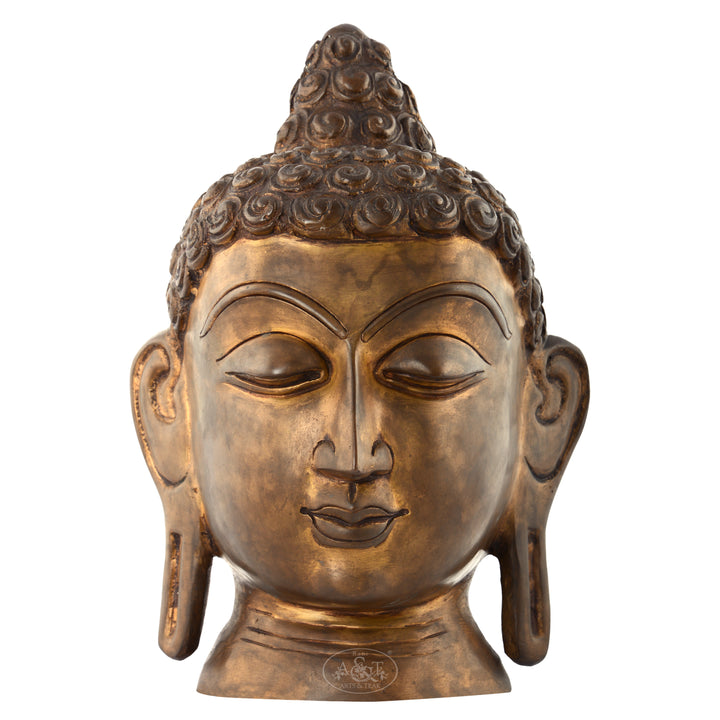 Brass Buddha Head