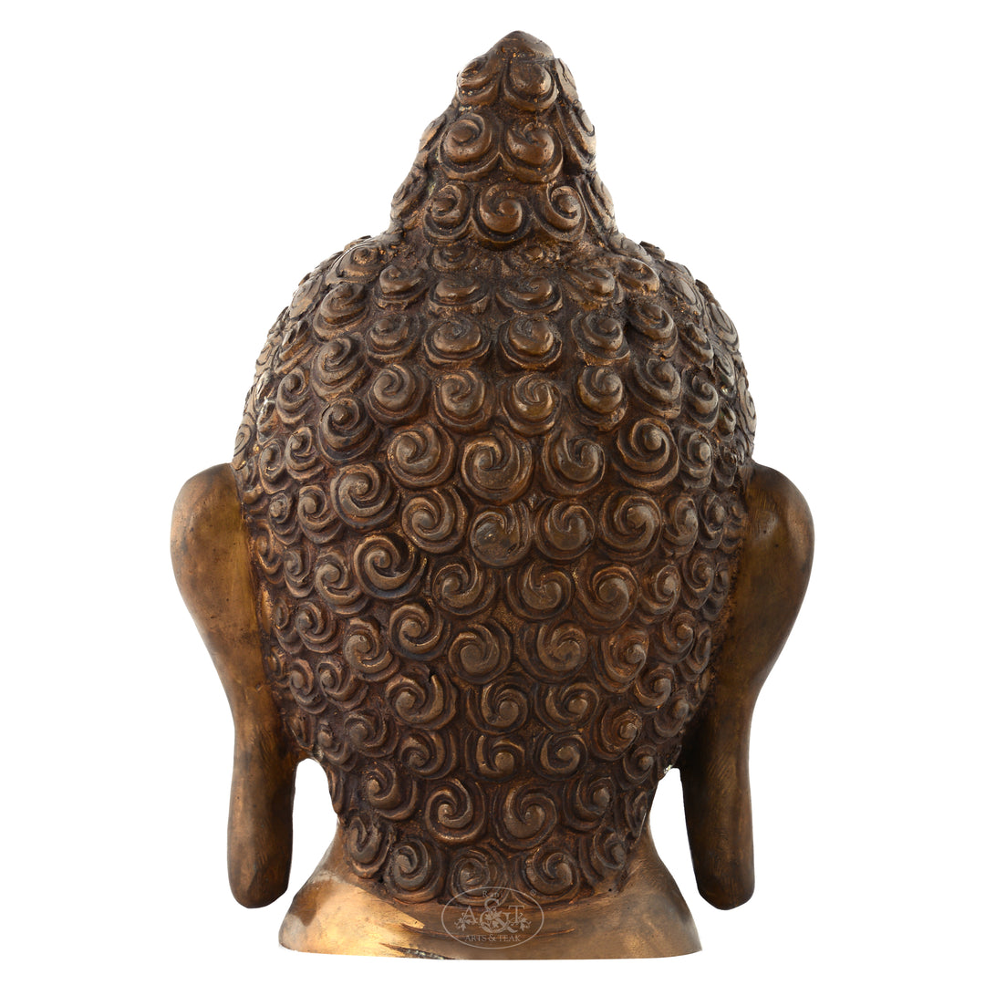 Brass Buddha Head