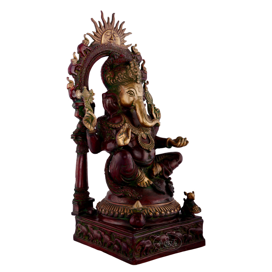 Brass Surya Ganesh