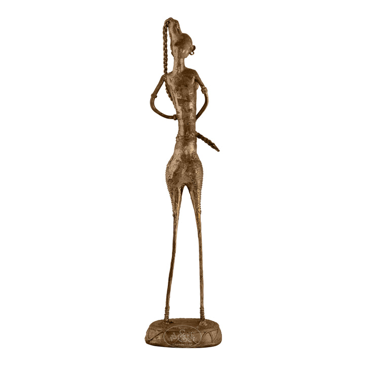Bronze Tribal Lady (Dokra)