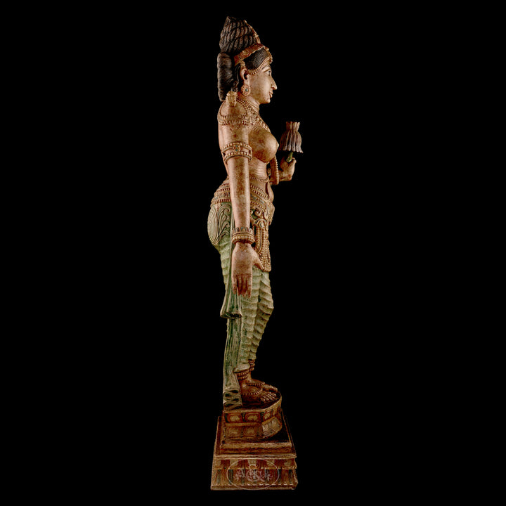 Wooden Standing Lady