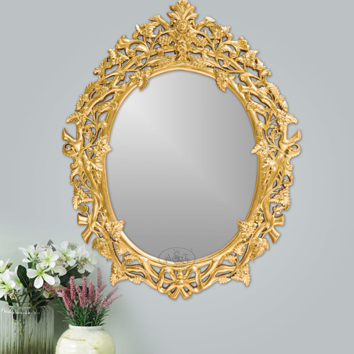 Wooden Gold Gilded Mirror Frame