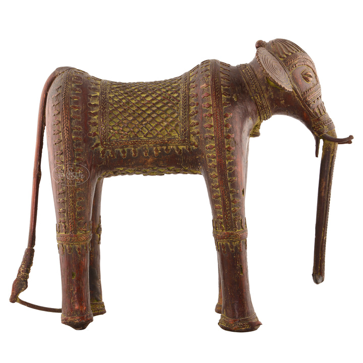 Bronze Tribal Elephant (Dokra)