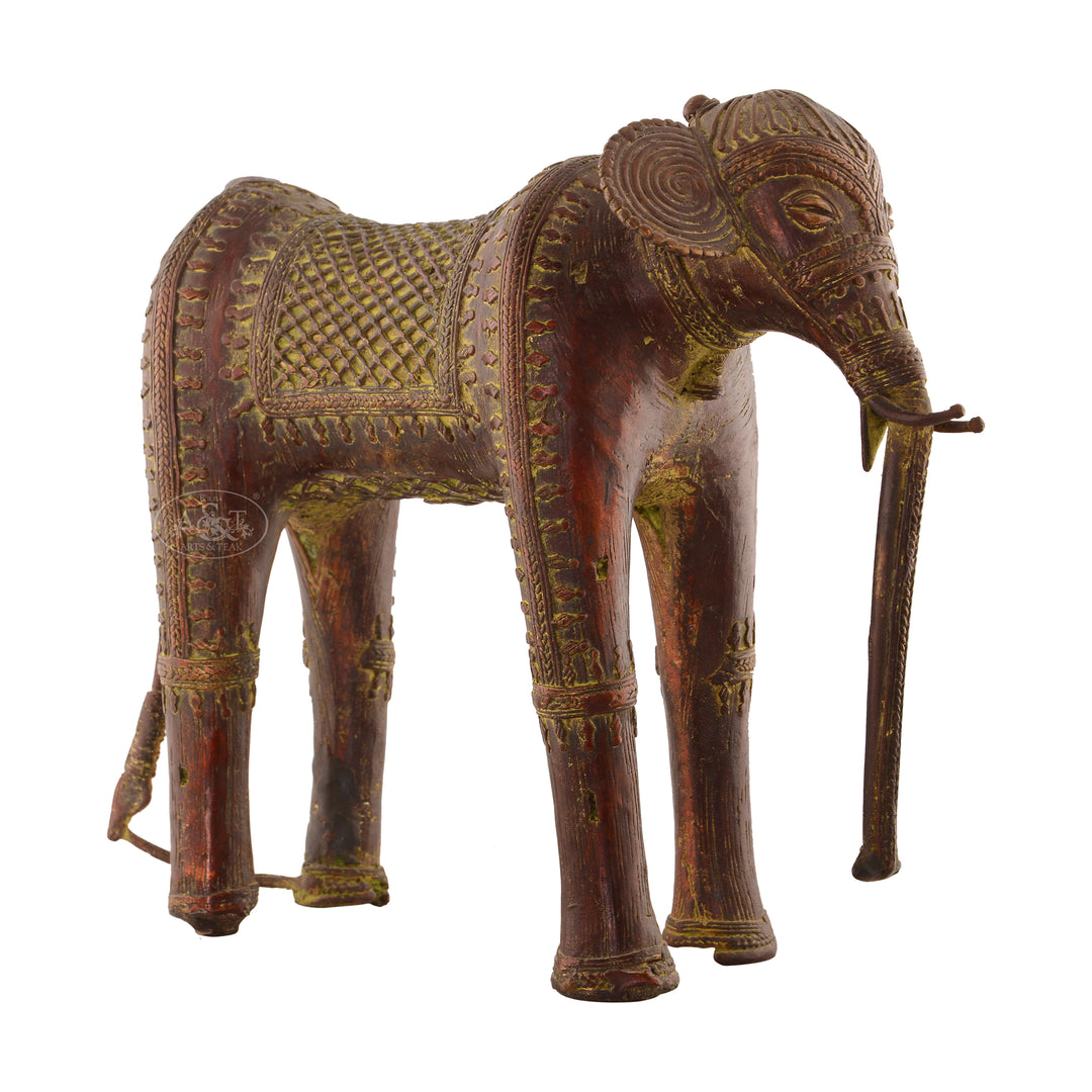 Bronze Tribal Elephant (Dokra)