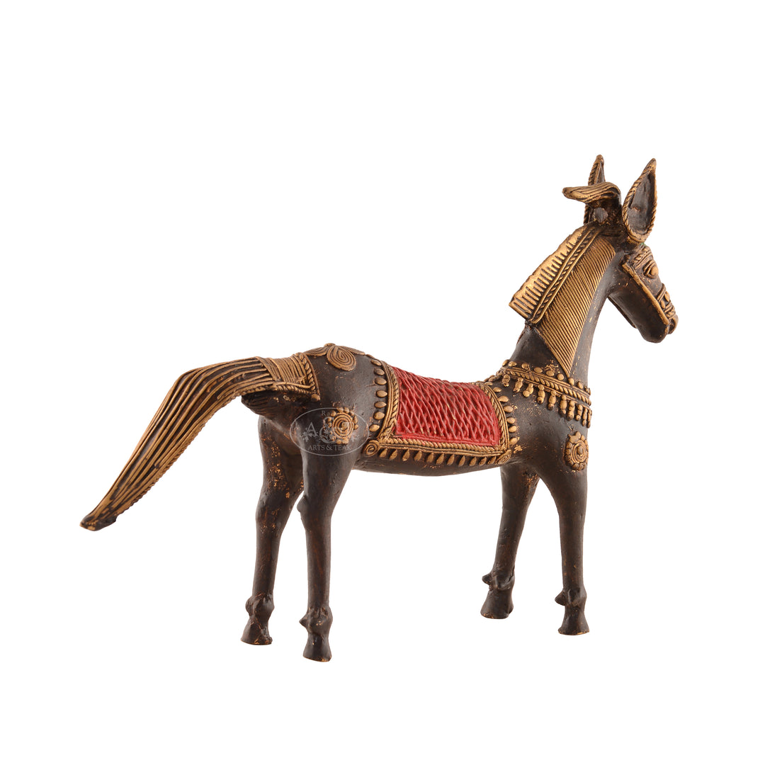 Bronze Tribal Horse (Dokra)