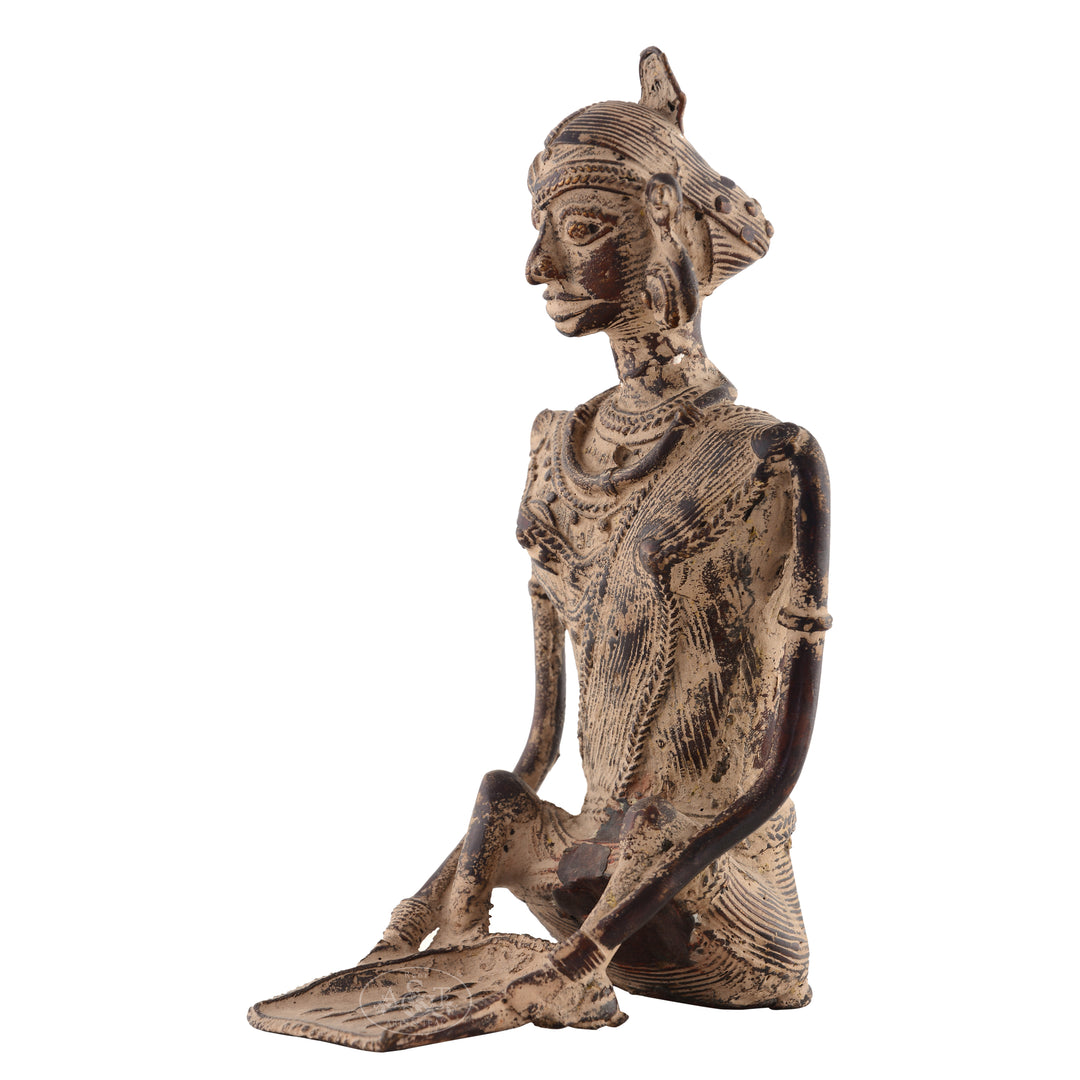Bronze Tribal Woman (Dokra)