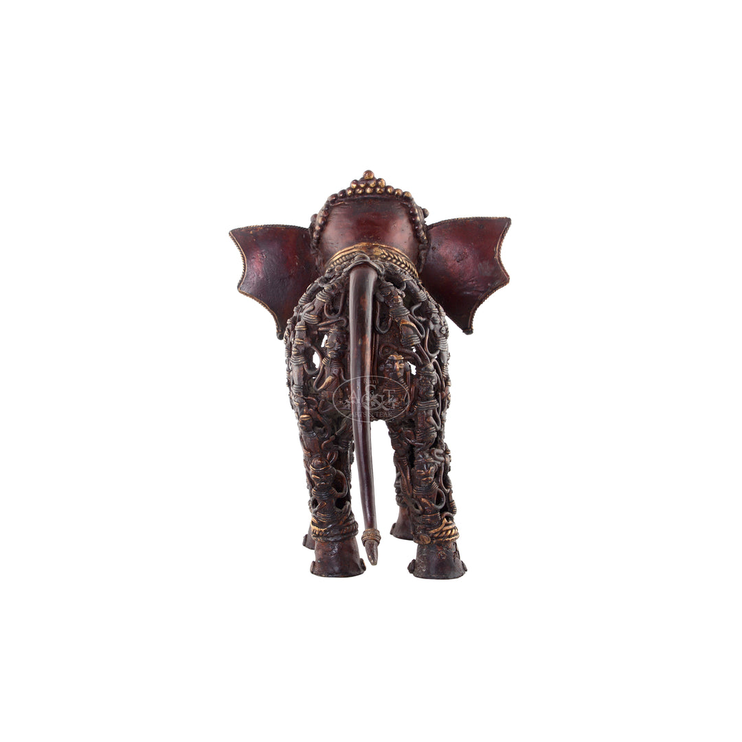 Bronze Tribal Elephant (Dokra)