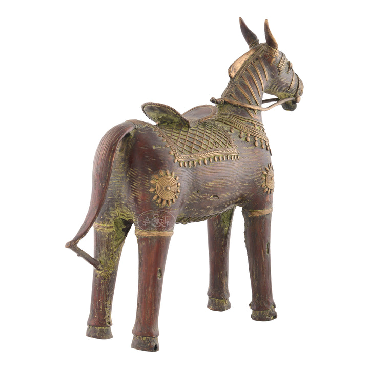 Bronze Tribal Horse (Dokra)