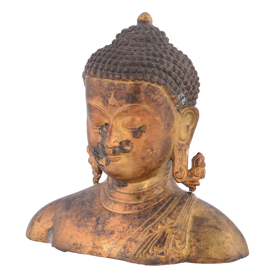 Bronze Buddha Bust