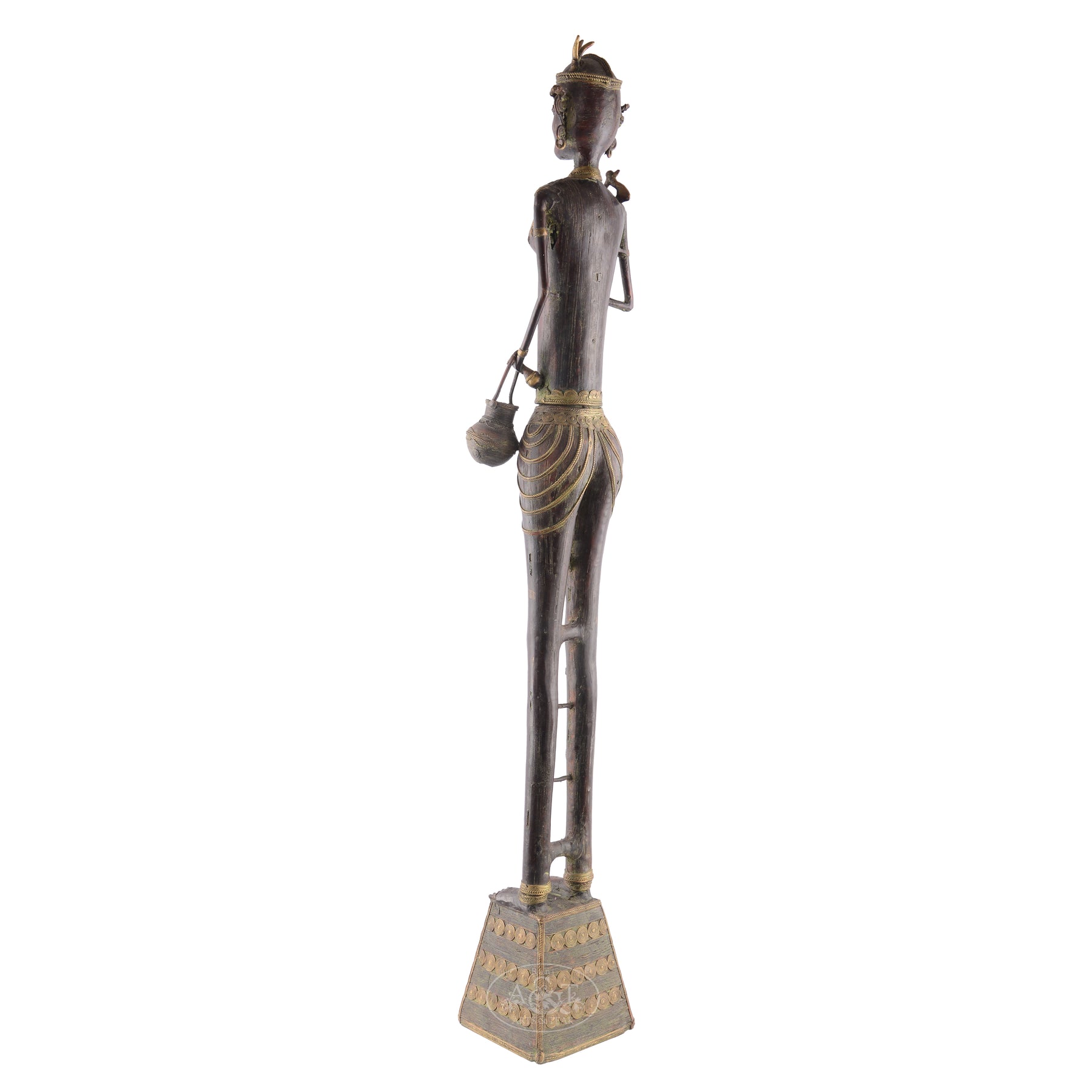 Bronze Tribal Couple (Dokra) - Rani Arts & Teak – RANI ARTS & TEAK