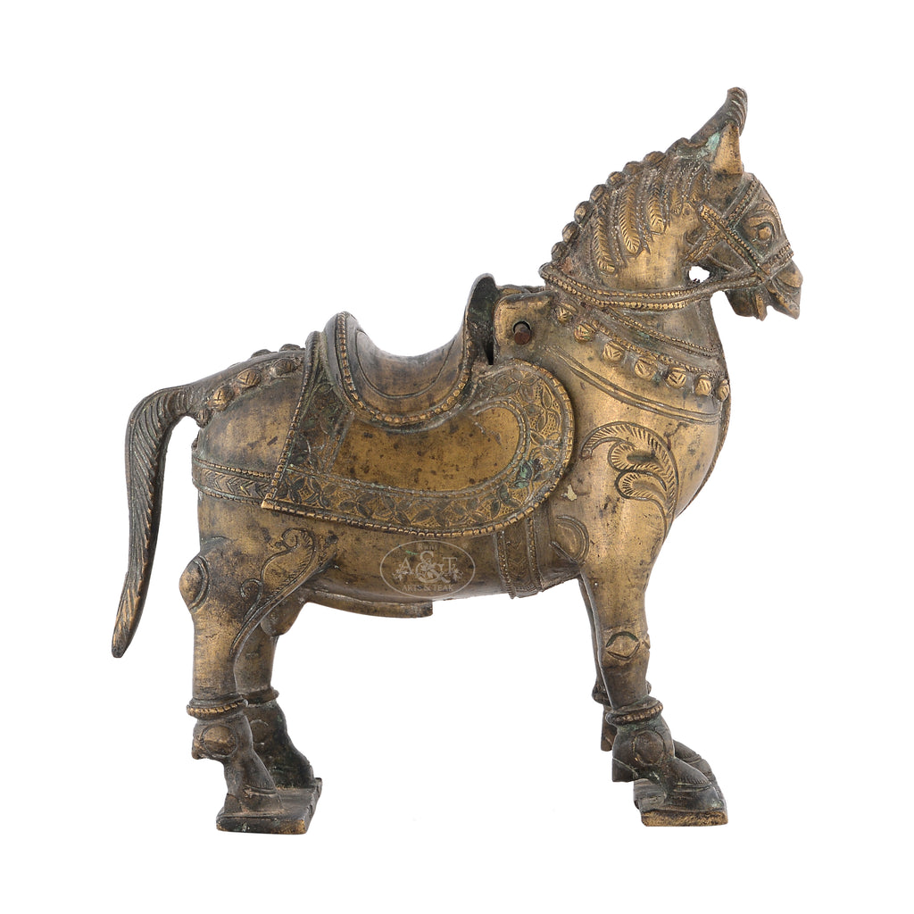 Horse bronze antique statue - Rani Arts & Teak – RANI ARTS & TEAK