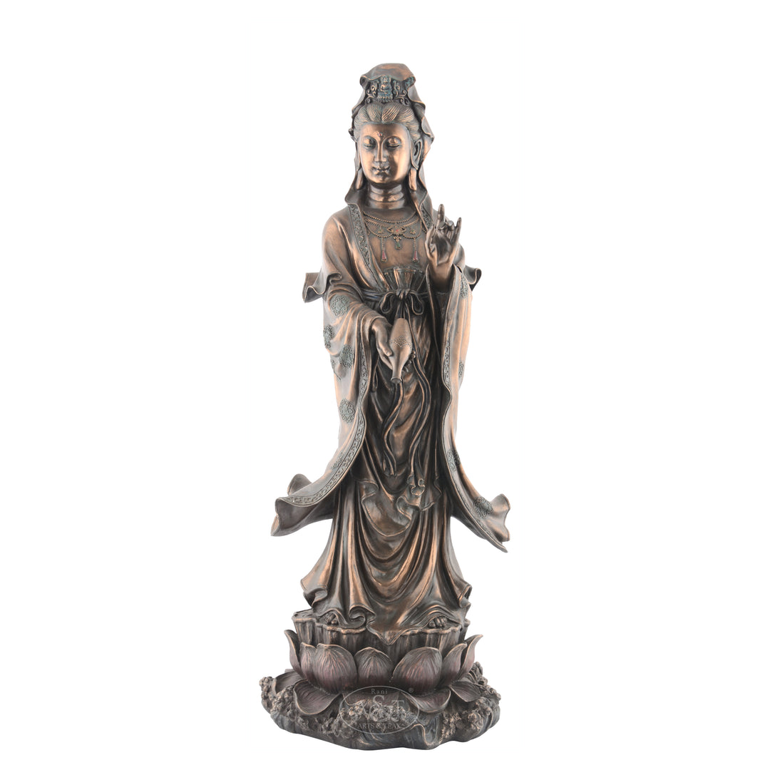 Polyresin Standing Buddha