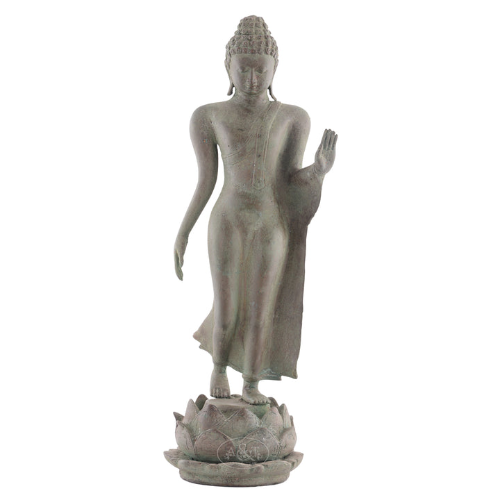 Brass Buddha Standing