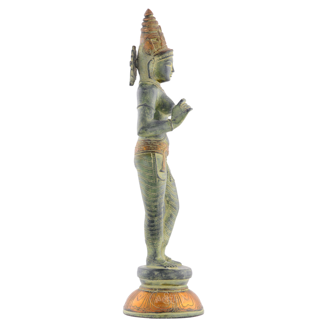Brass Standing Parvati