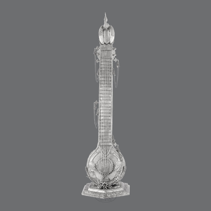 Copper Silver Plated Sitar