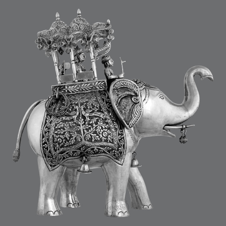 Silver Ambari Elephant