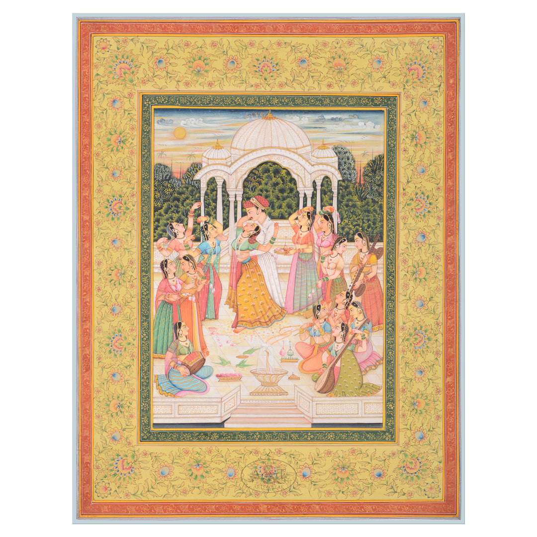 Painting on Paper - Mughal
