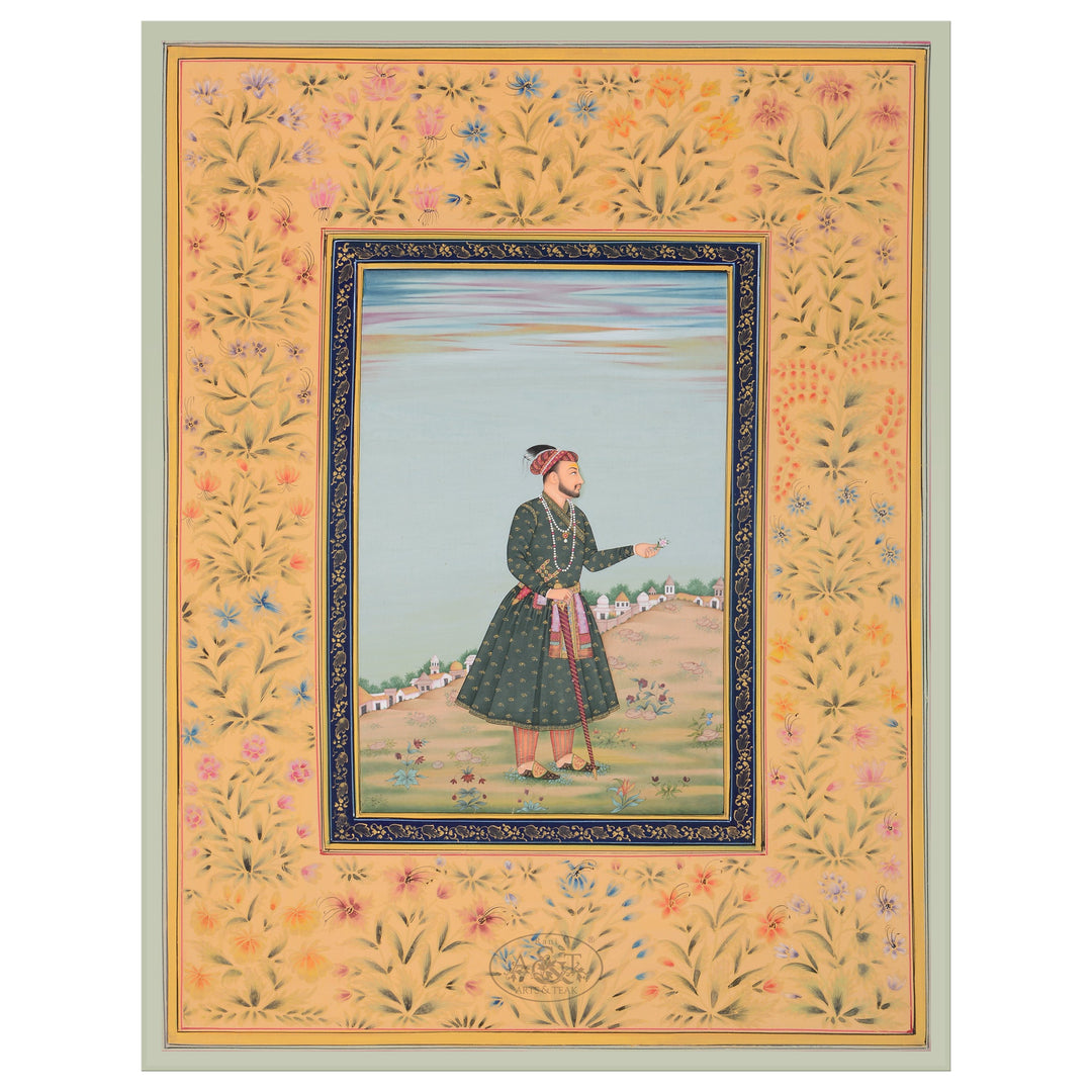Painting on Paper - Mughal King