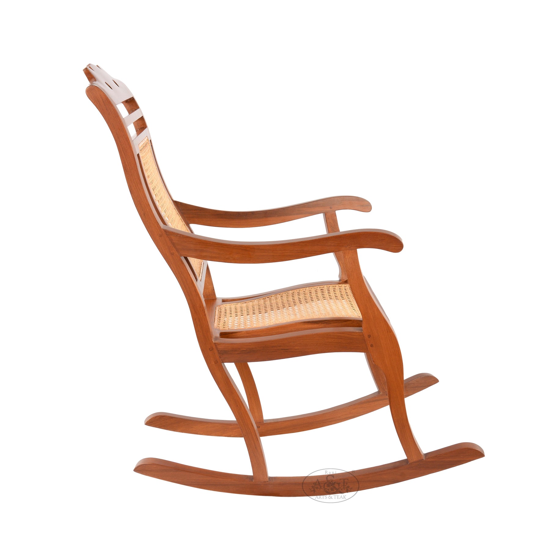 Tei Small Wood Rocker Teakwood Rocking Chair – RANI ARTS & TEAK
