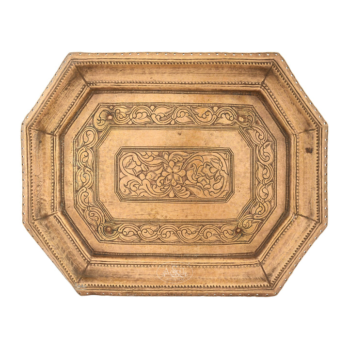 Brass Etched Tray - IV