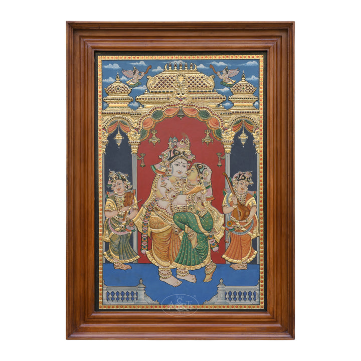 Tanjore Painting Radha Krishna - II