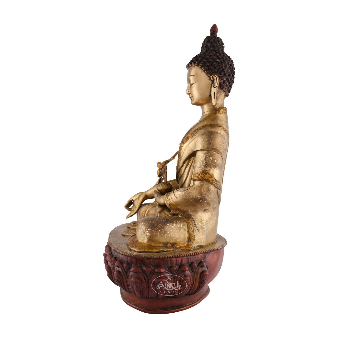 Brass Medicine Buddha