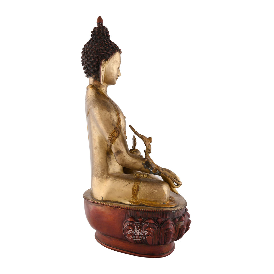 Brass Medicine Buddha