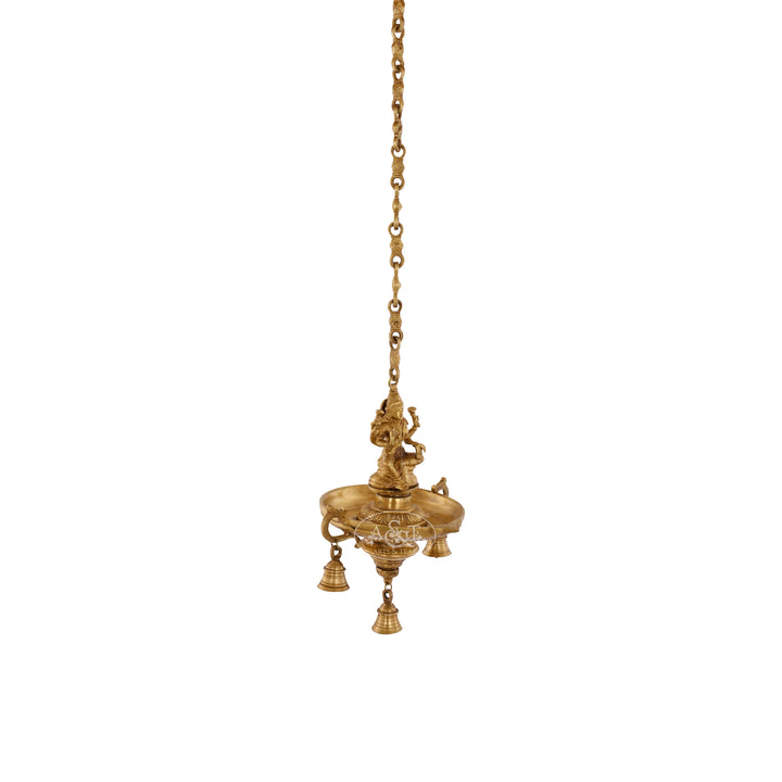 Brass Hanging Lakshmi Lamp