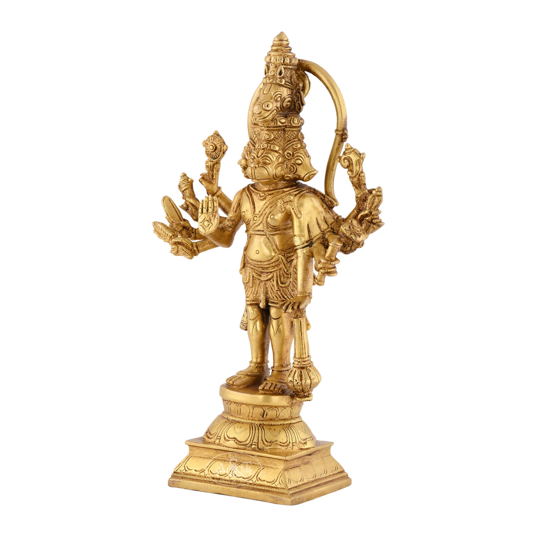 Brass Panchamuga Hanuman