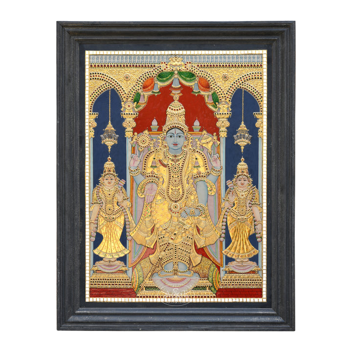 Vishnu with Consorts