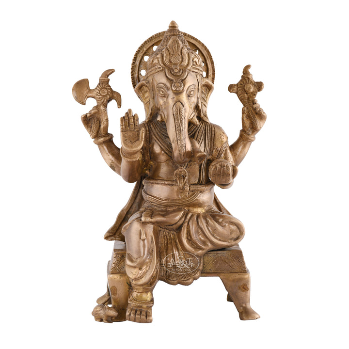 Ganesh on Throne