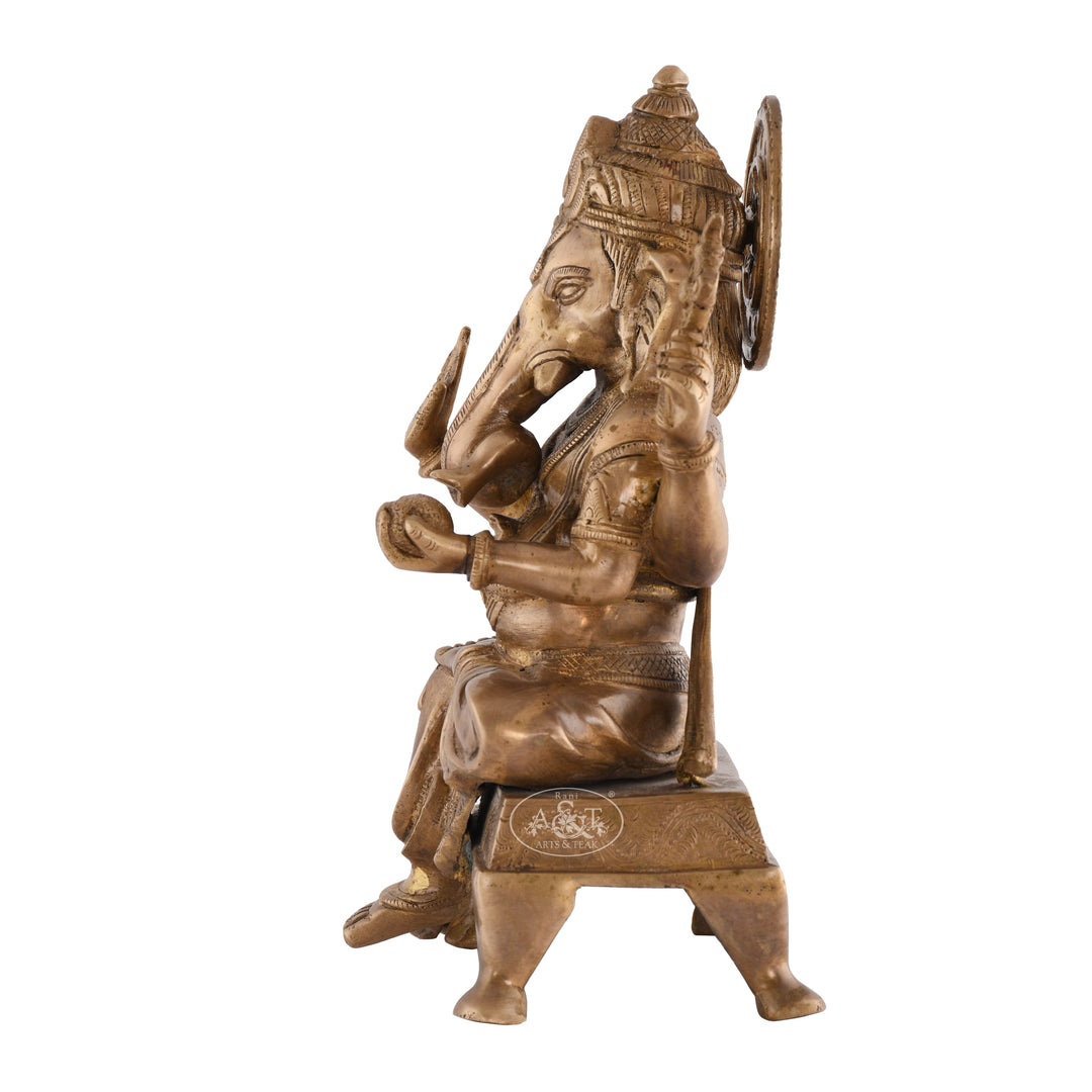 Ganesh on Throne