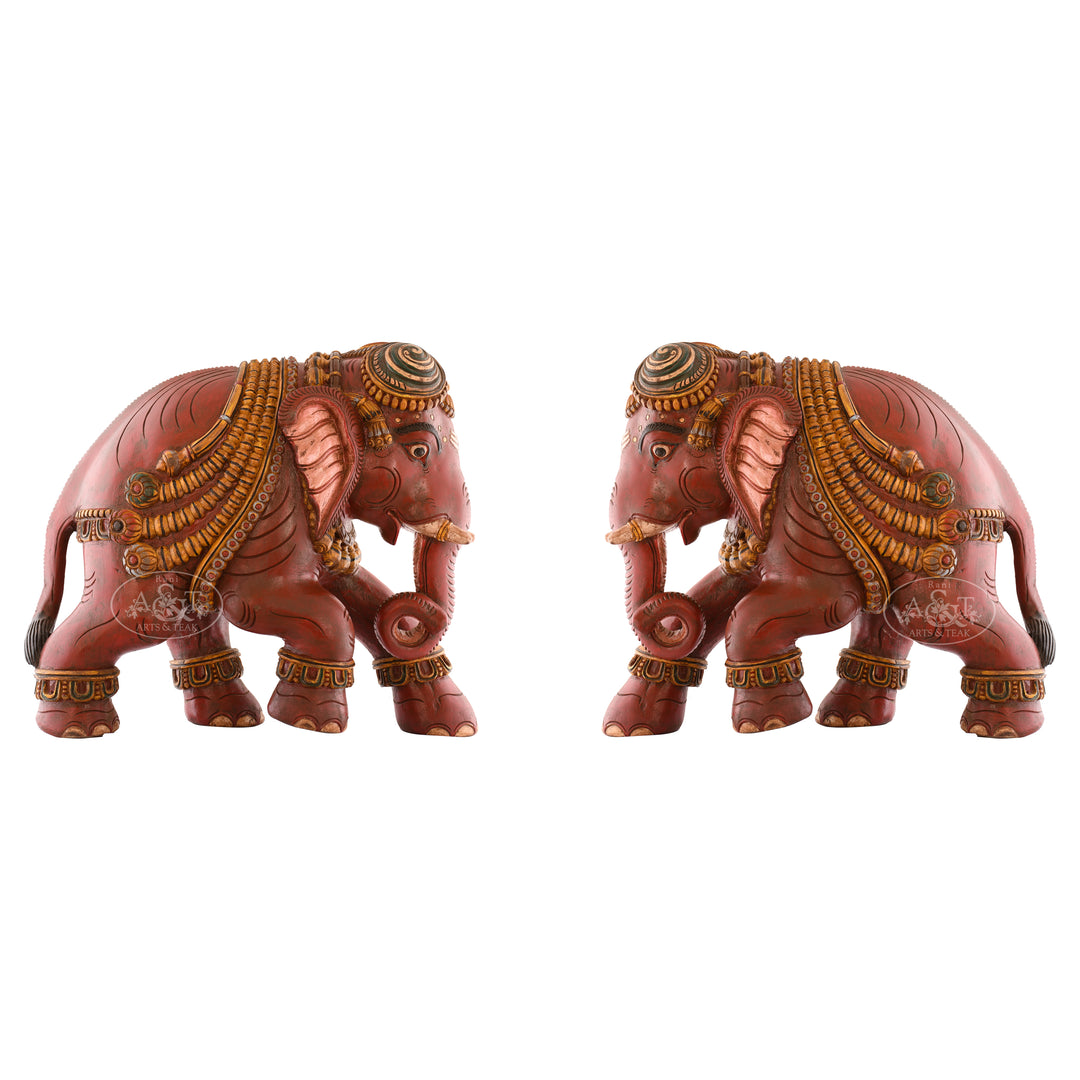 Elephants Pair