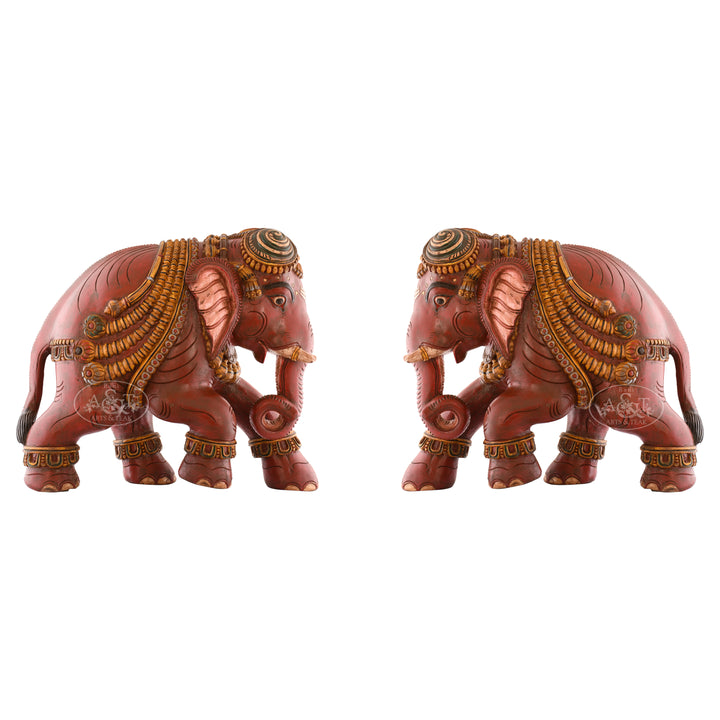 Elephants Pair