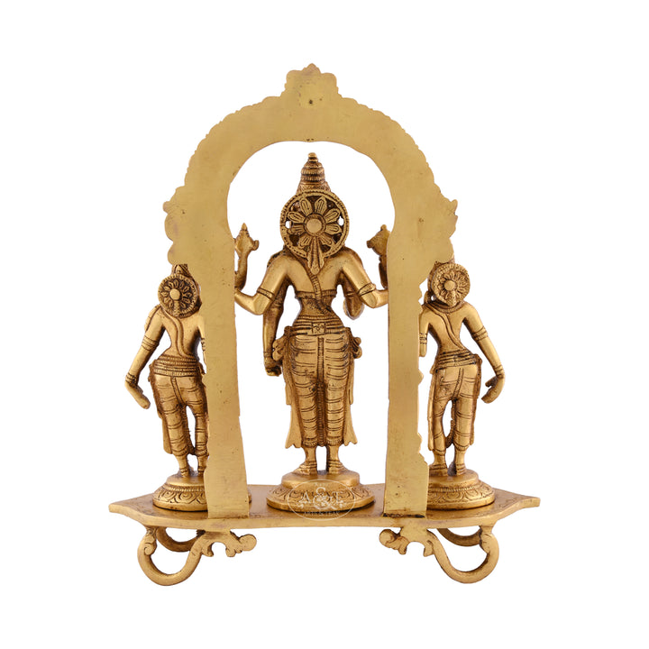 Vishnu with consorts