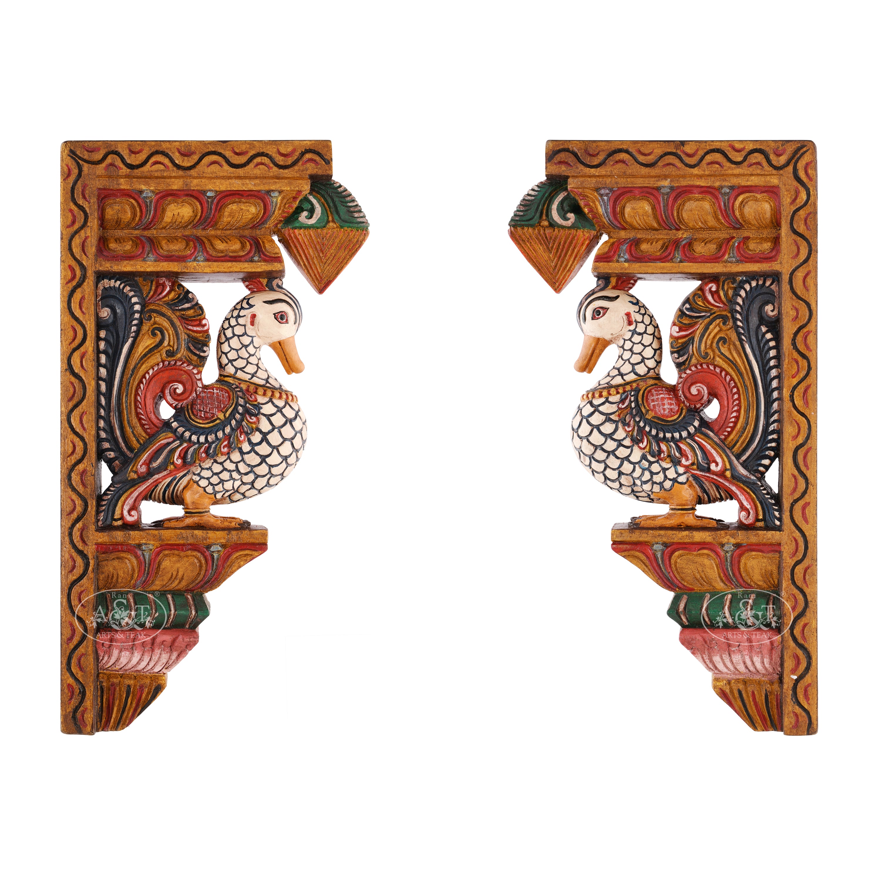 Hamsa Wall Bracket - Rani Arts & Teak – RANI ARTS & TEAK