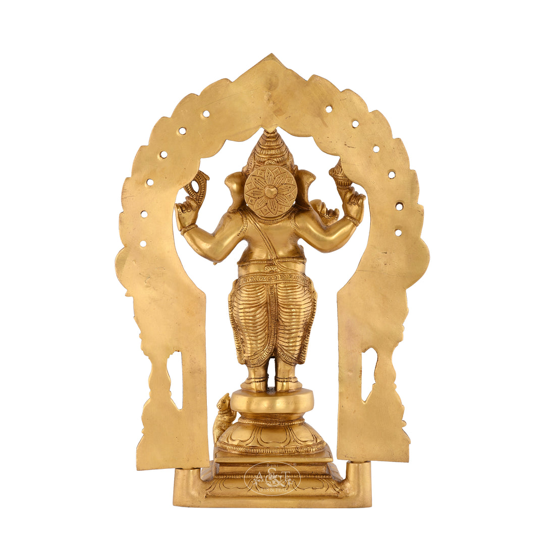 Standing Ganesh with Prabhavali