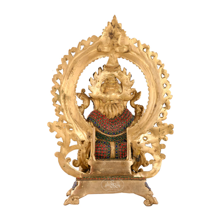 Seated Ganesh with Prabhavali