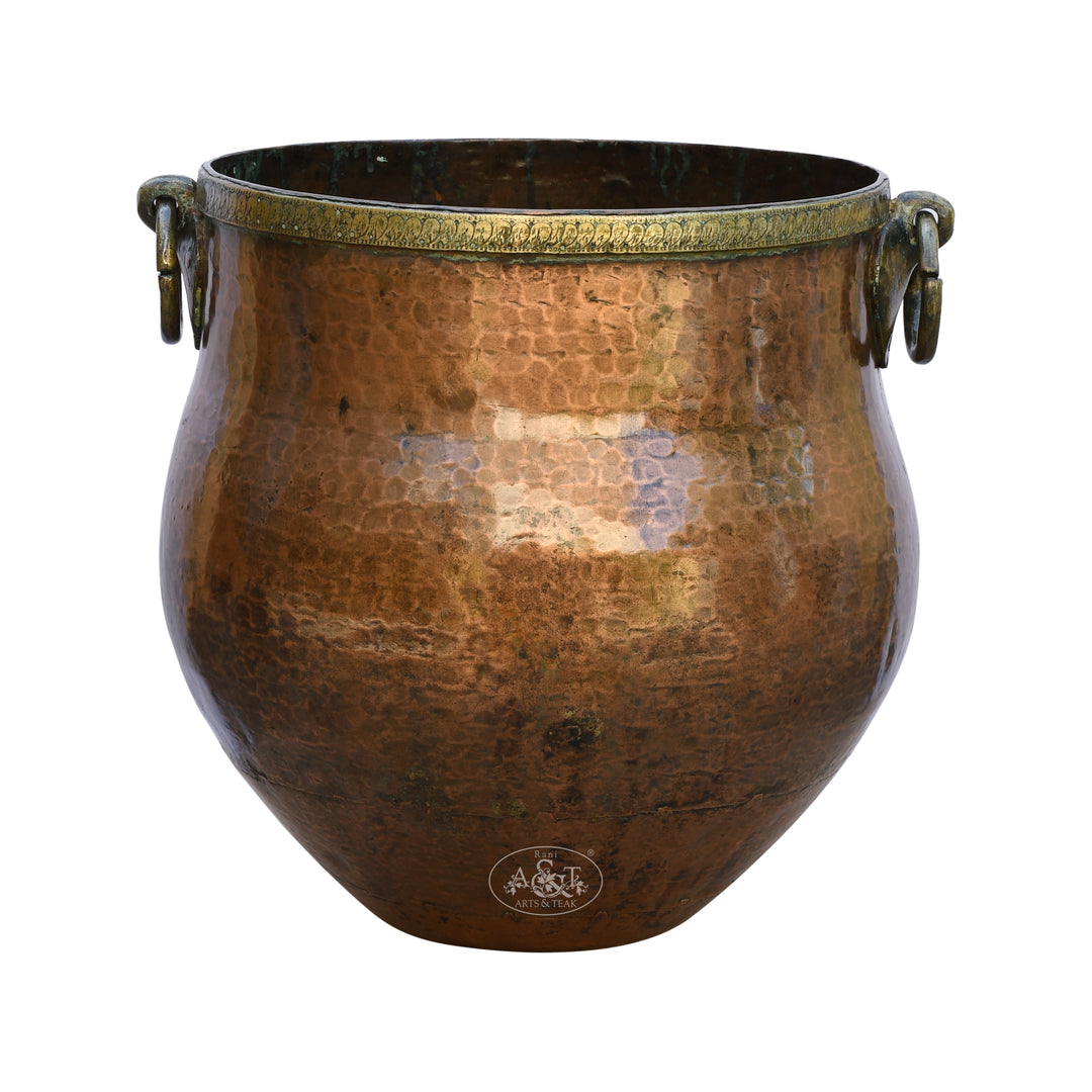 Copper Planter Vase -XIV