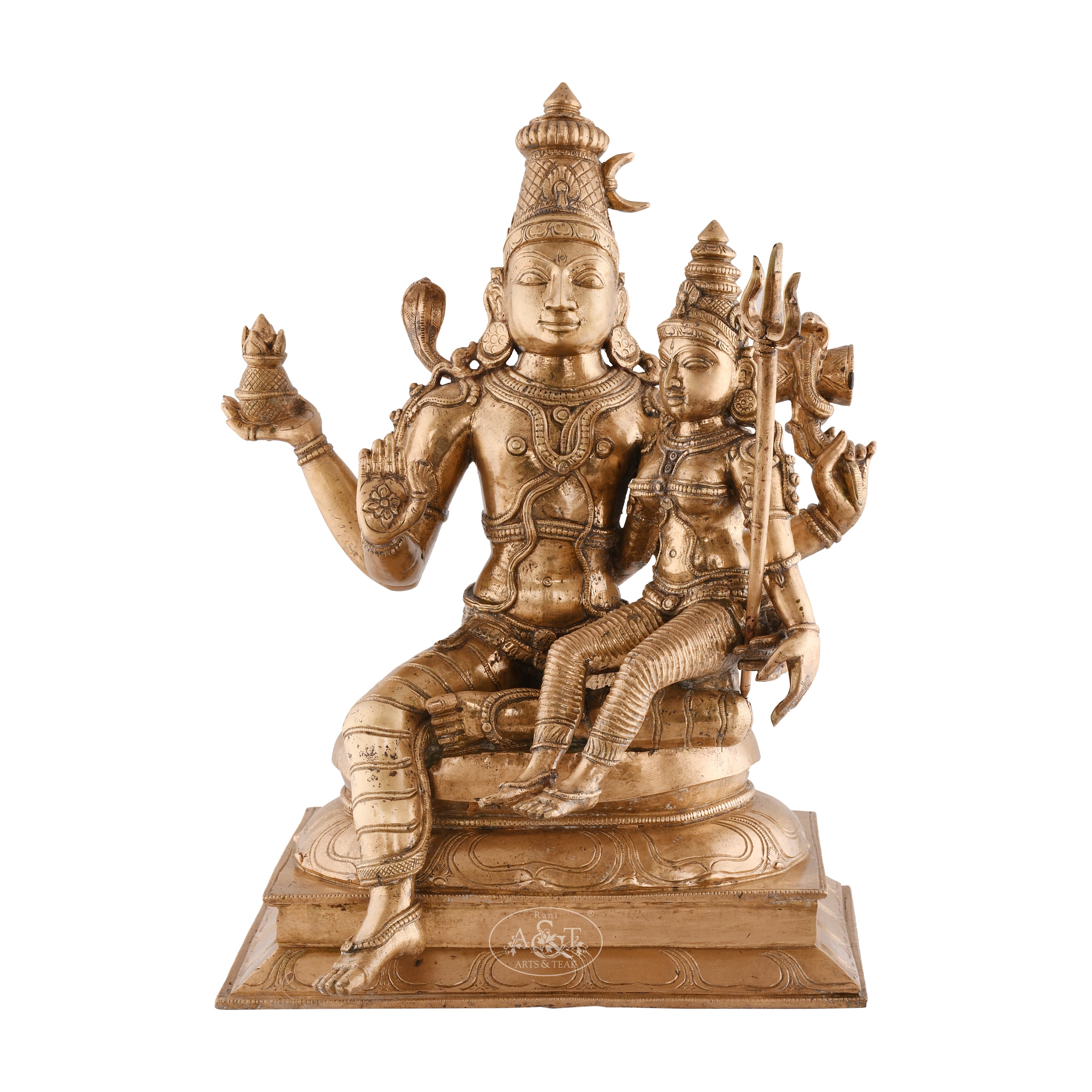 Parvati Rani Bronze Swarna Akarshana bhairava - Rani Arts & Teak – RANI ARTS & TEAK