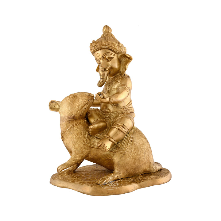 Ganesh on Pet Mooshika