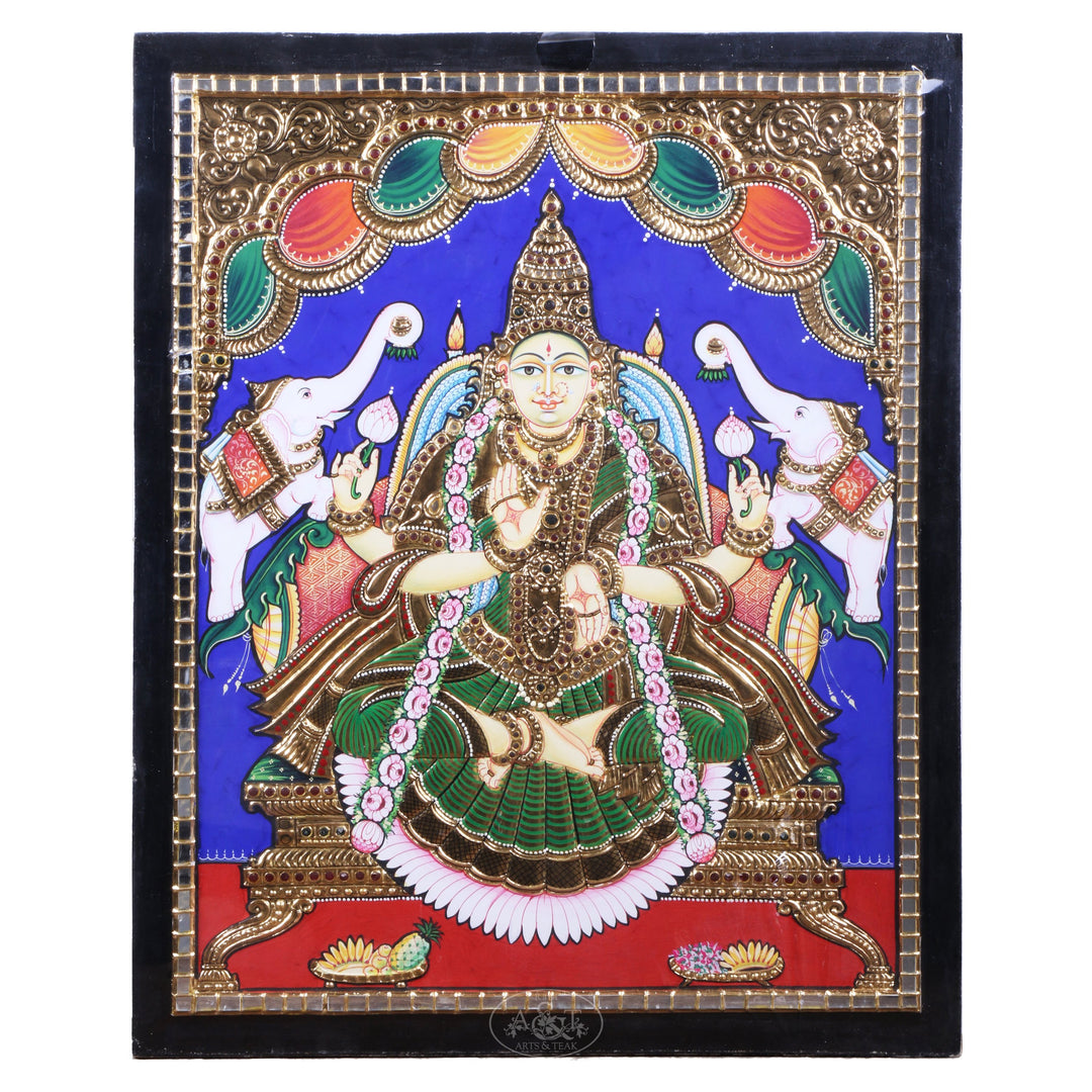 Tanjore Painting Gajalakshmi