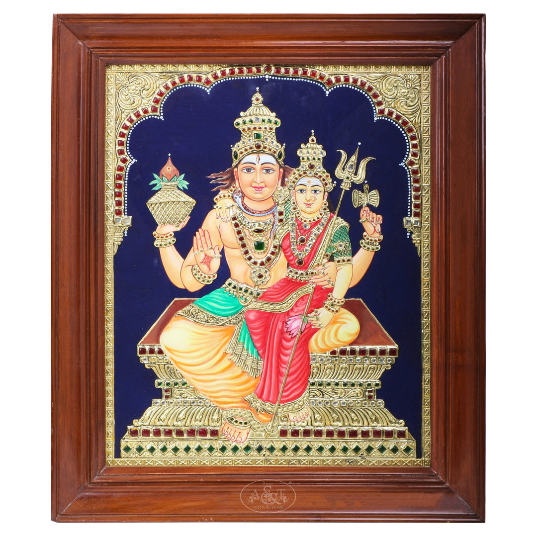 Tanjore Painting Swarna Akarsana Bhairavar