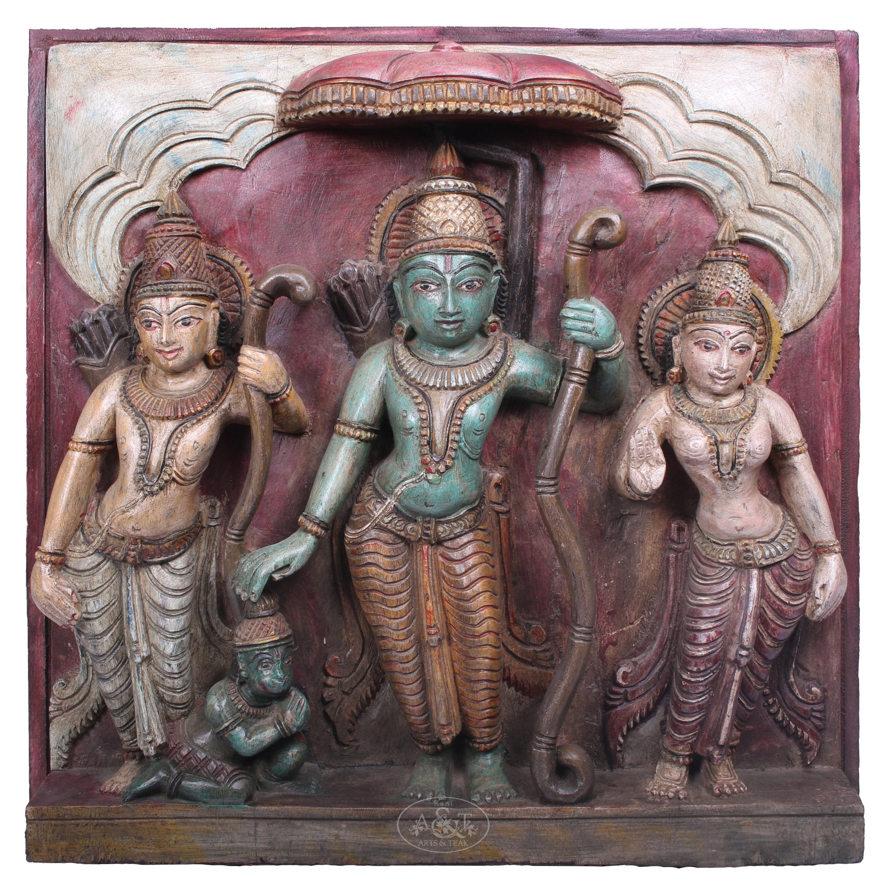 Wooden Wall Panel - Rama Coronation – RANI ARTS & TEAK
