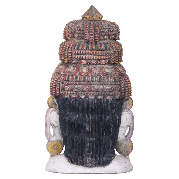 Wooden Devi Head